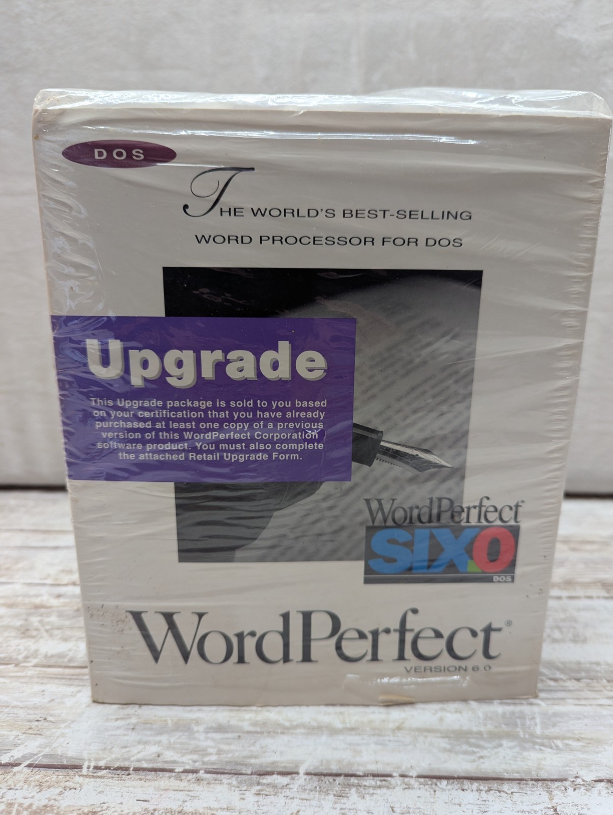 Wordperfect 6.0 DOS New Open Box 3.5 Floppy 