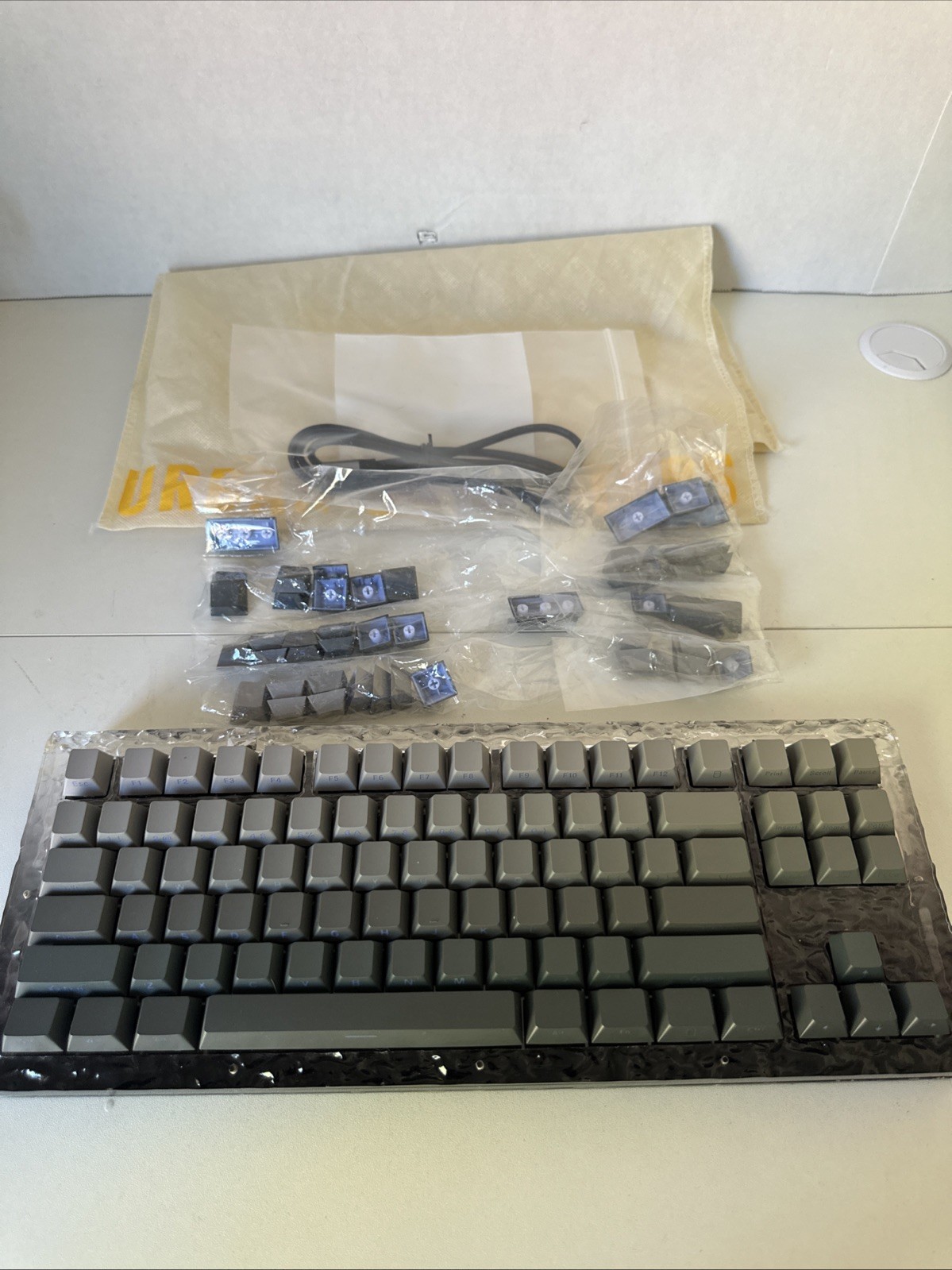 Womier 75% Keyboard CNC Acrylic Clear Mechanical Gaming Keyboard,TKL custom Rgb