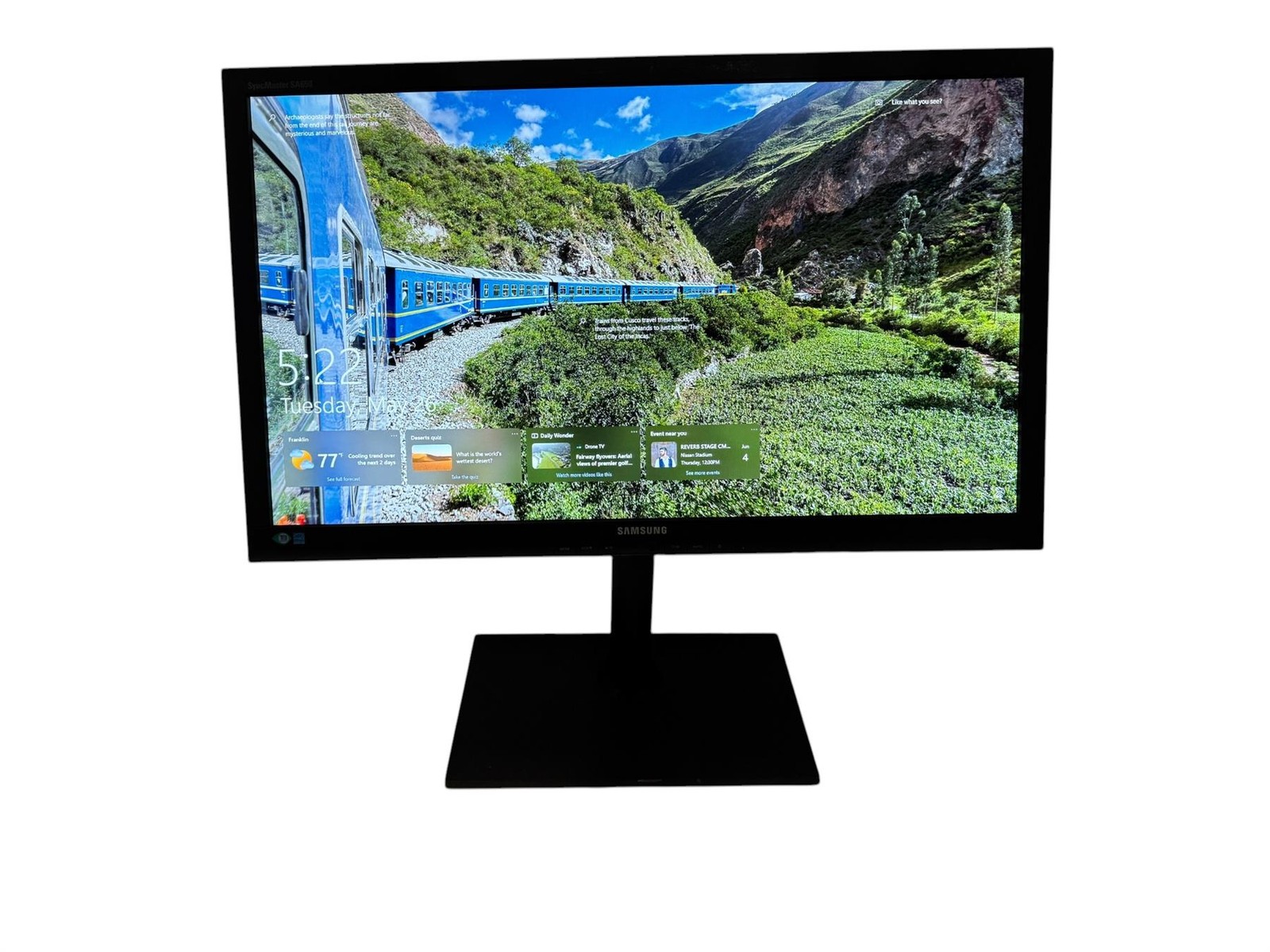 Samsung S27A650D 27" Widescreen LED Monitor HD VGA DVI LS27A650 GRADE-C