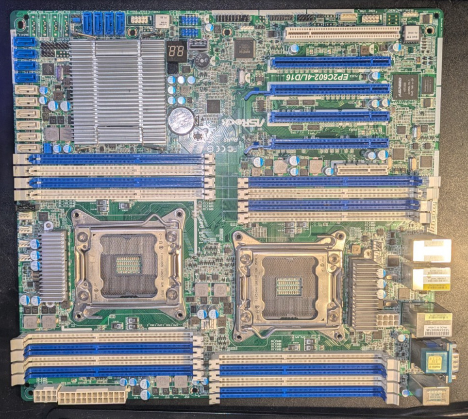 ASRock Rack EP2C602-4L/D16 Dual LGA2011 Motherboard - READ DESCRIPTION / AS-IS