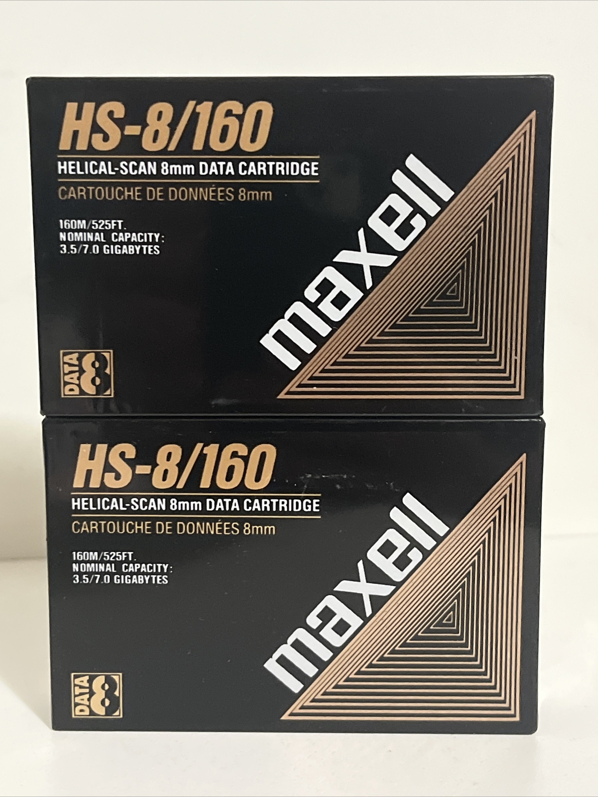 Maxell HS-8/112 Helical-Scan 8mm Data Cartridge (NEW) Lot of TWO (2)