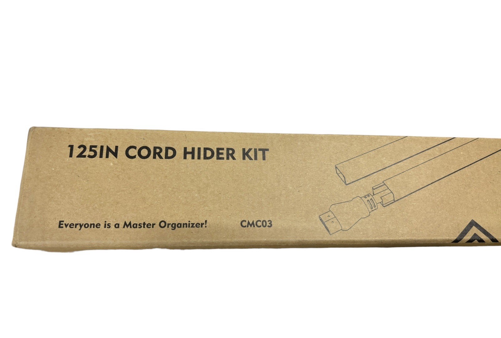 125in Cord Hider Kit – Cable Concealer Raceway Organizer – Model CMC03 – New