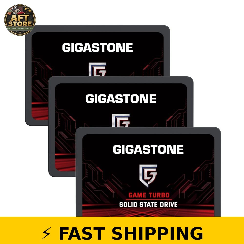 Gigastone 256GB Game Turbo SSD (3-Pack) Up to 540MB/s