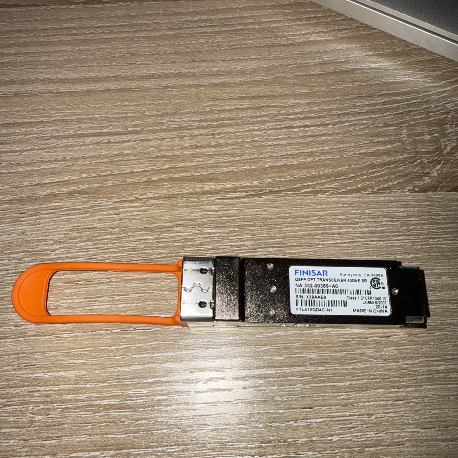Finisar FTL410QD4C-N1 332-00389 4 Lanes 850nm MPO Transceiver Module