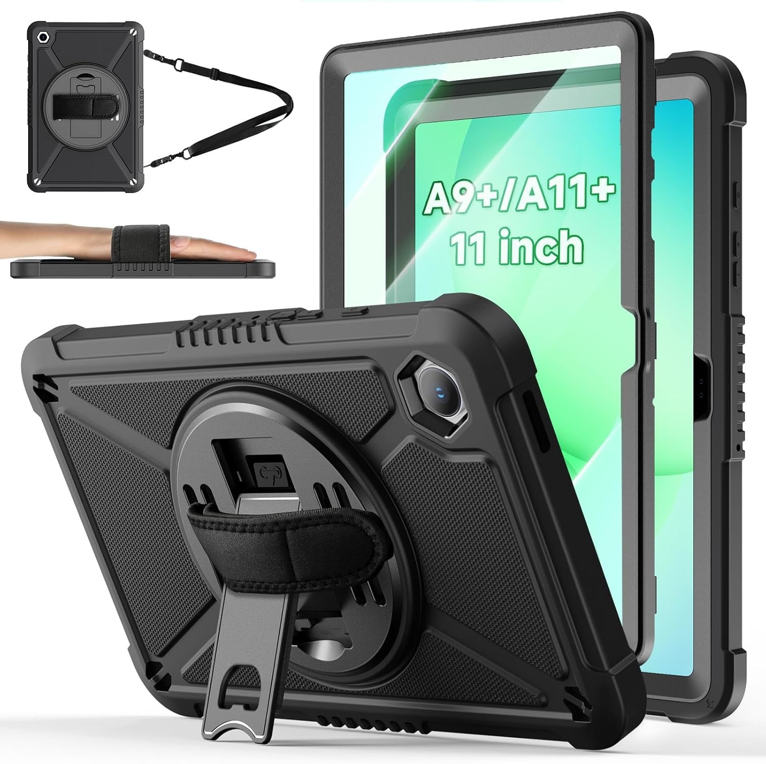 Case for Samsung Galaxy Tab A11+ 11-Inch 2025, Shockproof Hard Duty with Stand
