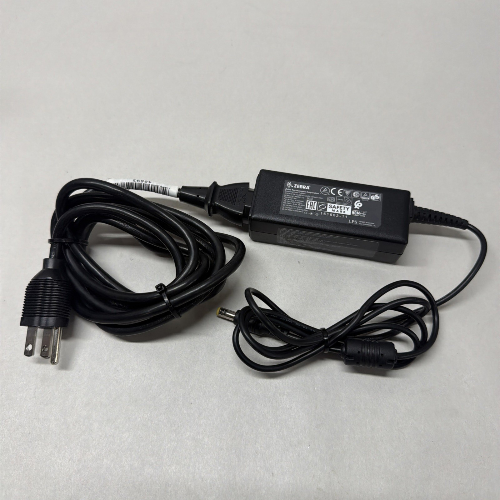 Genuine Zebra FSP025-DYAA3 AC Power Supply 25W For QLn220 QLn320 QLn420 W/Cord