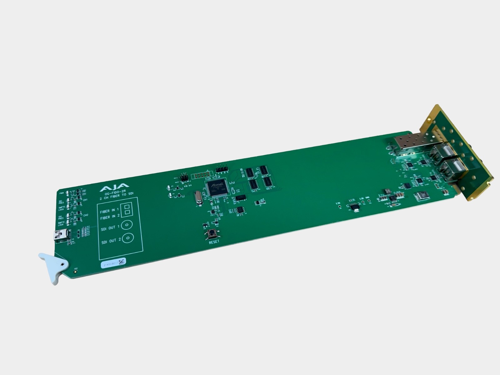 AJA OG-FIDO-2R 2-Channel Single Mode LC Fiber to 3G-SDI Receiver