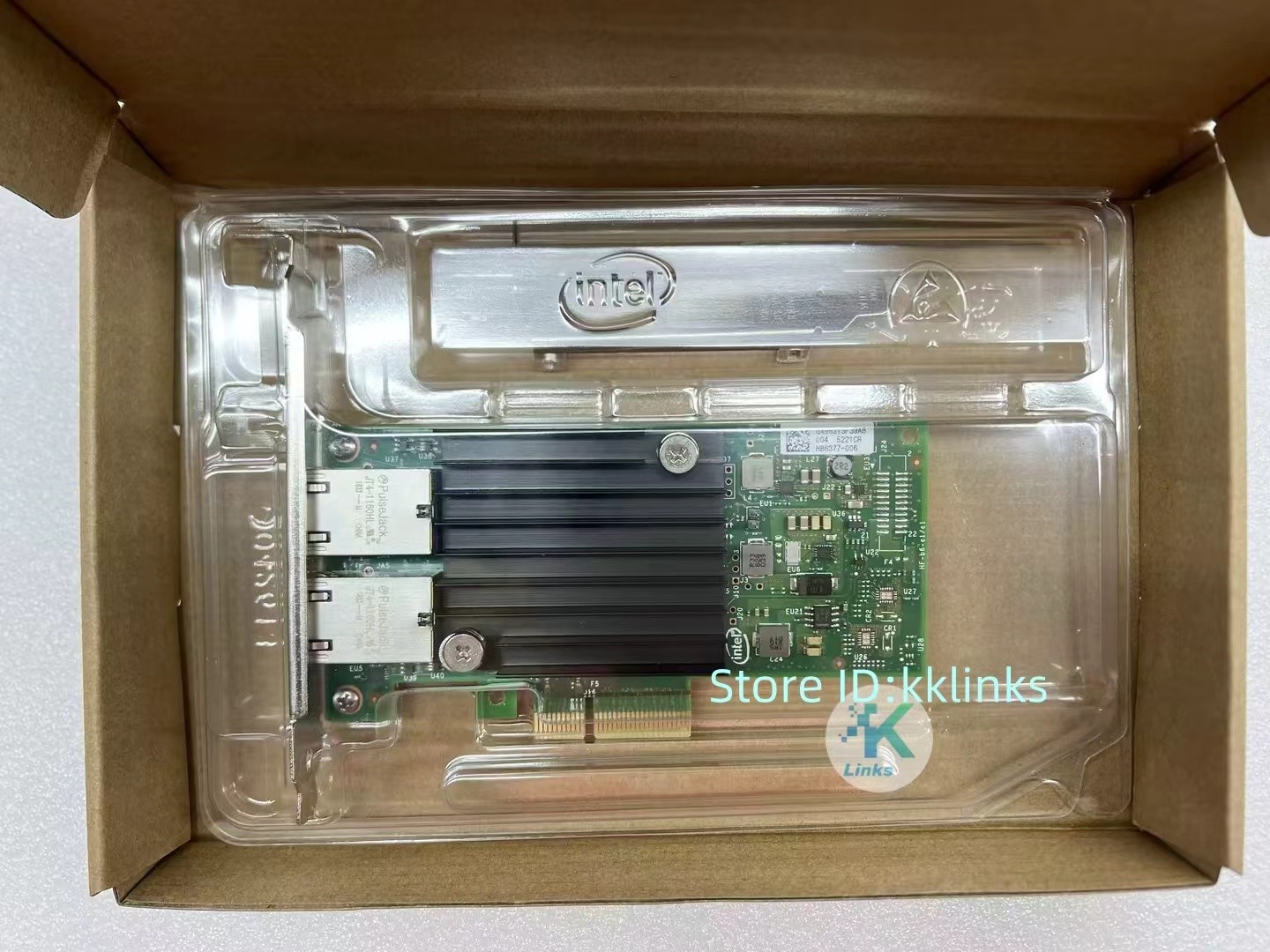 X550T2 Intel 10G PCIe3.0x4 Dual-port RJ-45 Converged Network Adapter  X550T2BLK