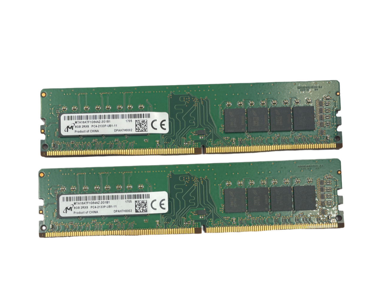 (LOT 2) Micron MTA16ATF1G64AZ 8GB 2Rx4 PC4-2133P RAM Memory #21