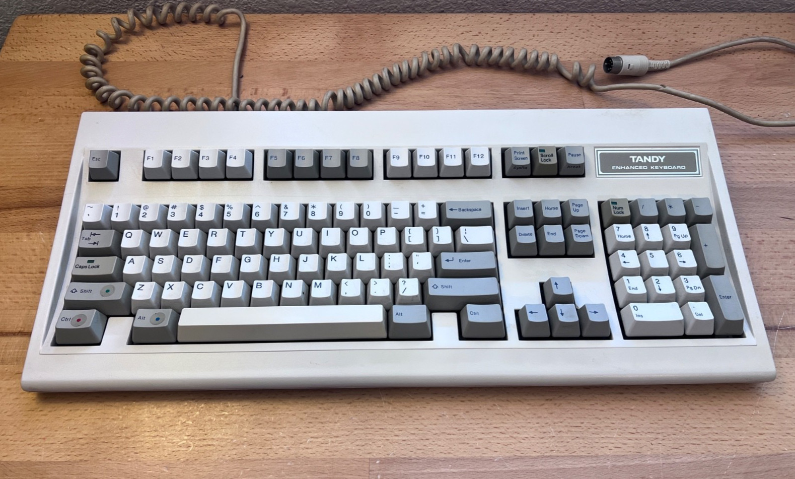 Tandy Enhanced Keyboard Tandy 1000 Era Tested Working Vintage