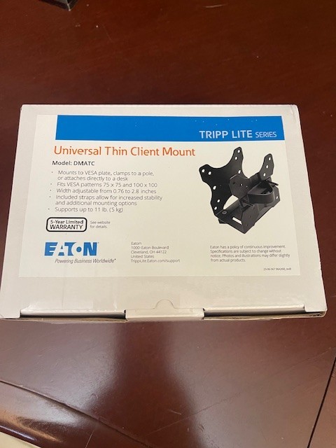 Tripp Lite DMATC Universal Thin Client Monitor Mount - NEW