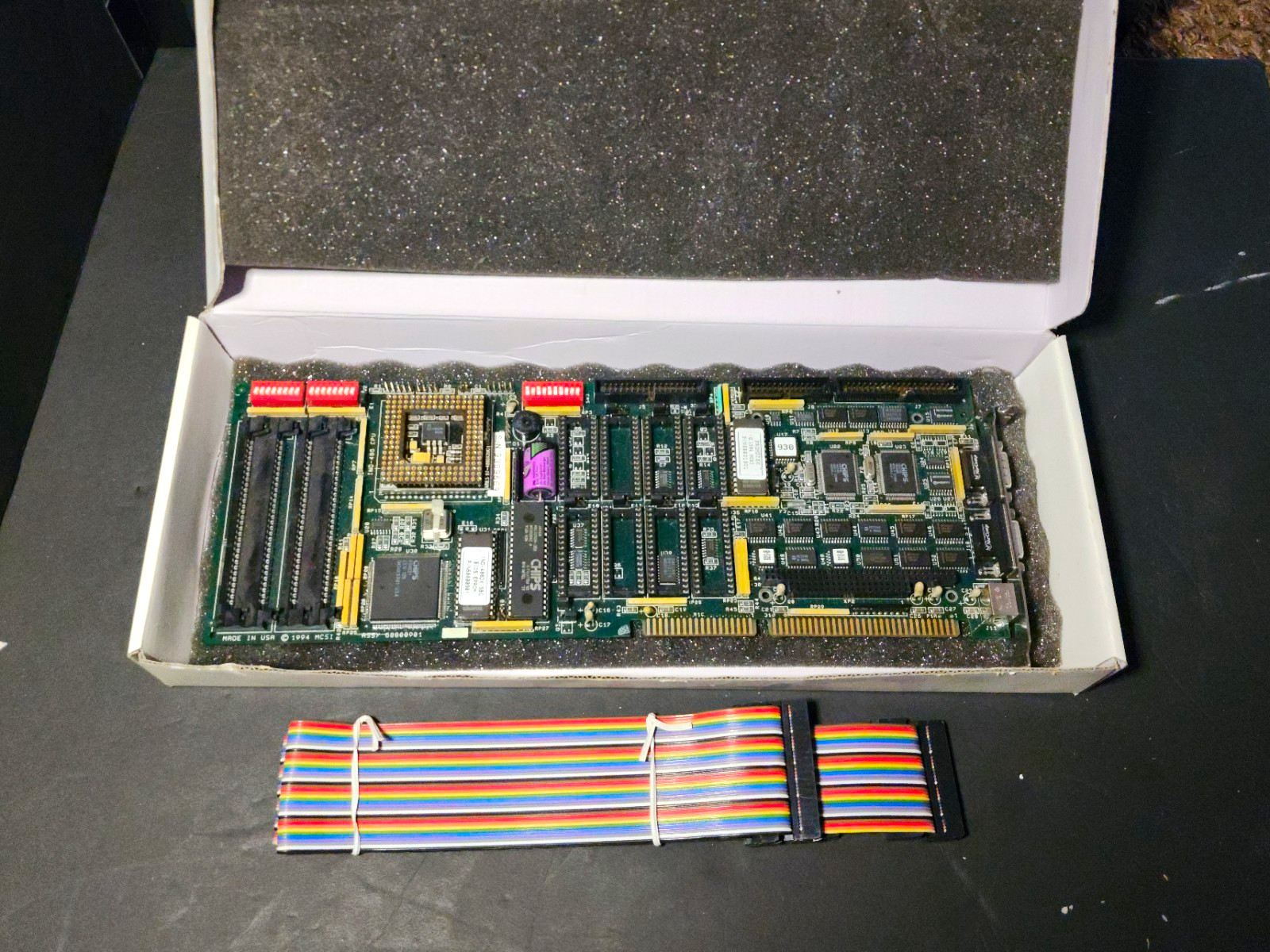 MCSI IND-486DX Industrial ISA SBC PC/104 Motherboard NOS Untested No CPU RAM