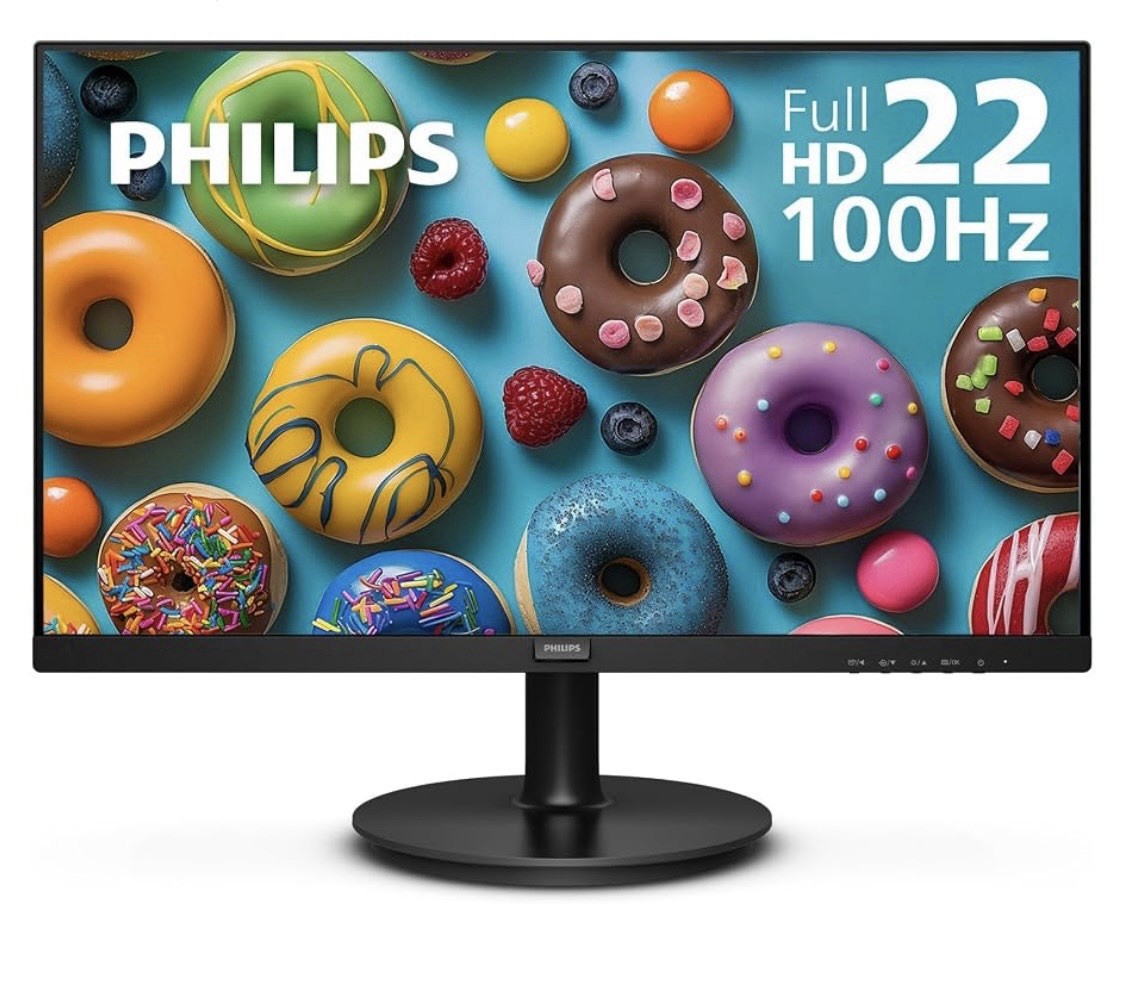 Philips 24 Inch 100Hz Full HD Computer Monitor VESA HDMI VGA Eye Care 241V8LB