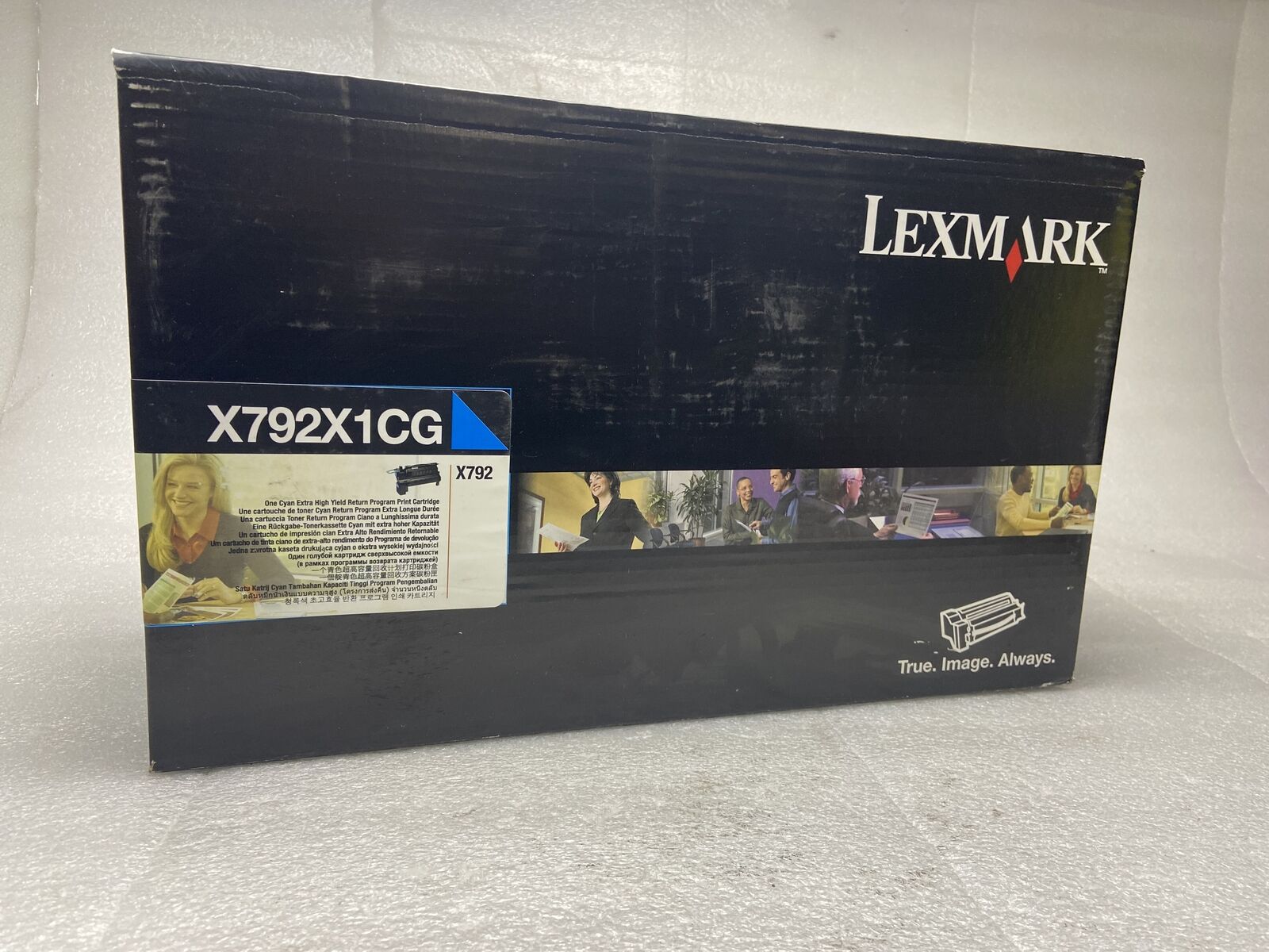 Genuine Lexmark X792 X792X1CG Cyan Extra Hi Yld Return Program Print Cartridge