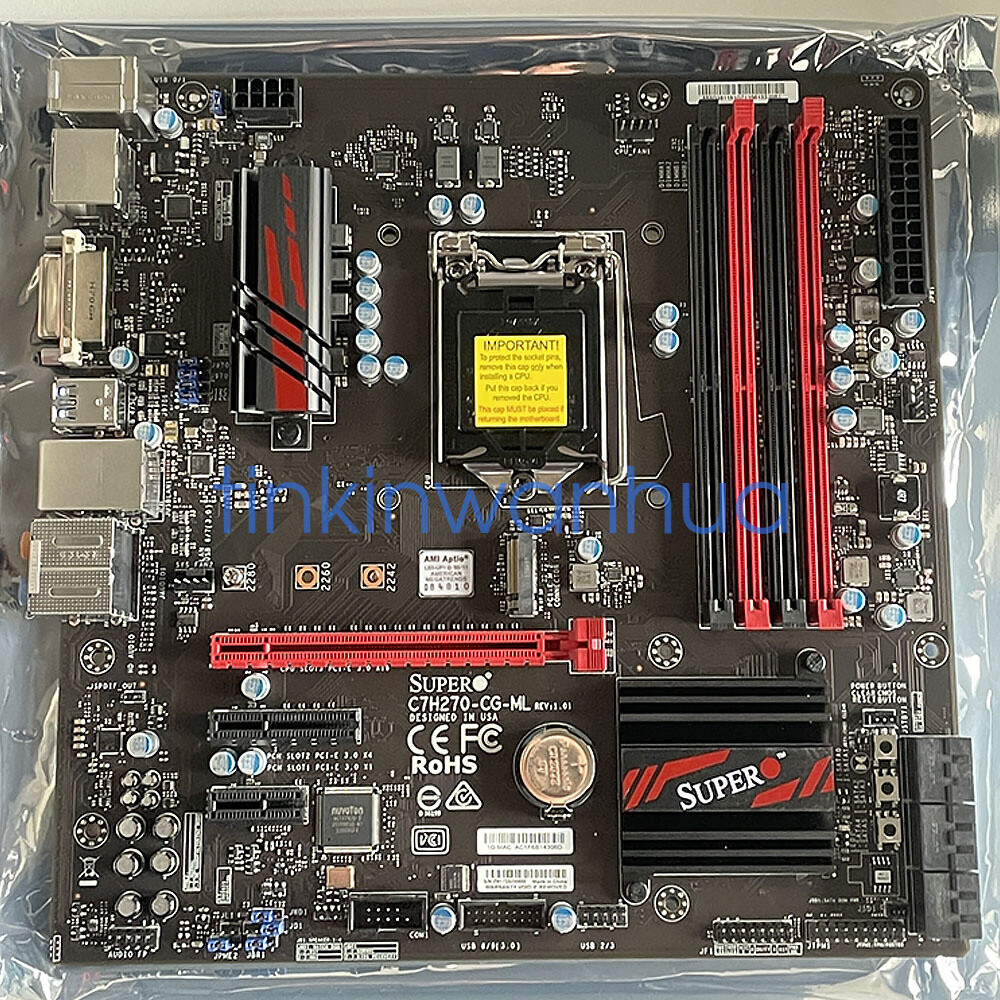 For Supermicro C7H270-CG-ML Motherboard LGA1151 DVI+DP+100% Tested OK