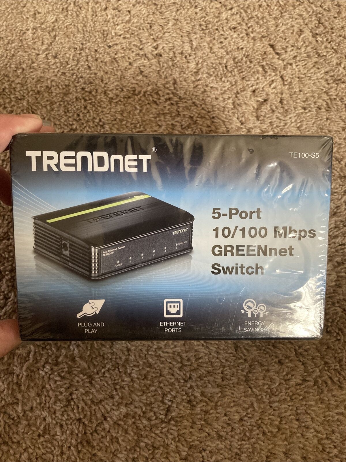 TRENDnet TE100 (TE100S5) 5-Ports External Switch New