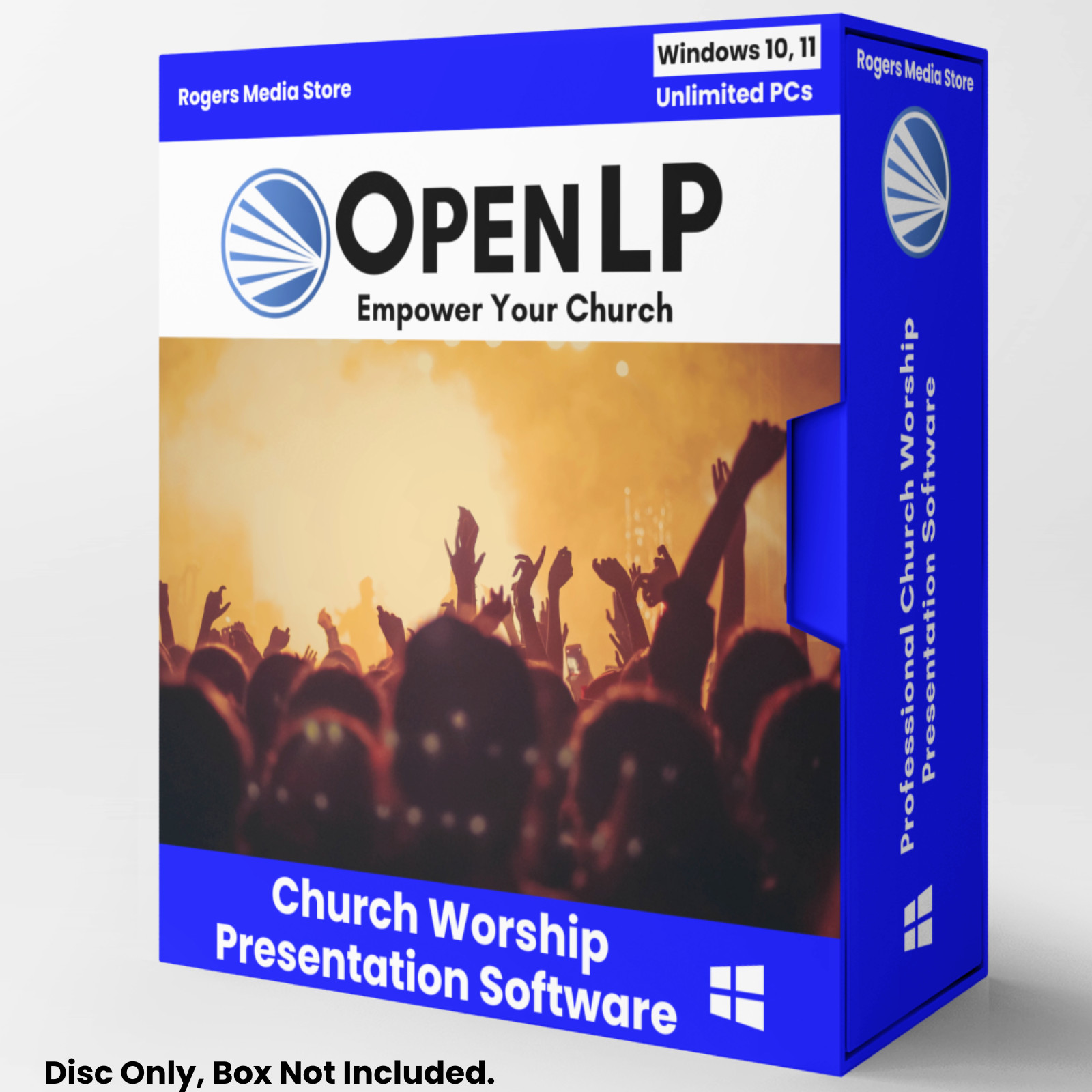 OpenLP 2024 - Church Worship Presentation Bible Software for Windows on CD-ROM