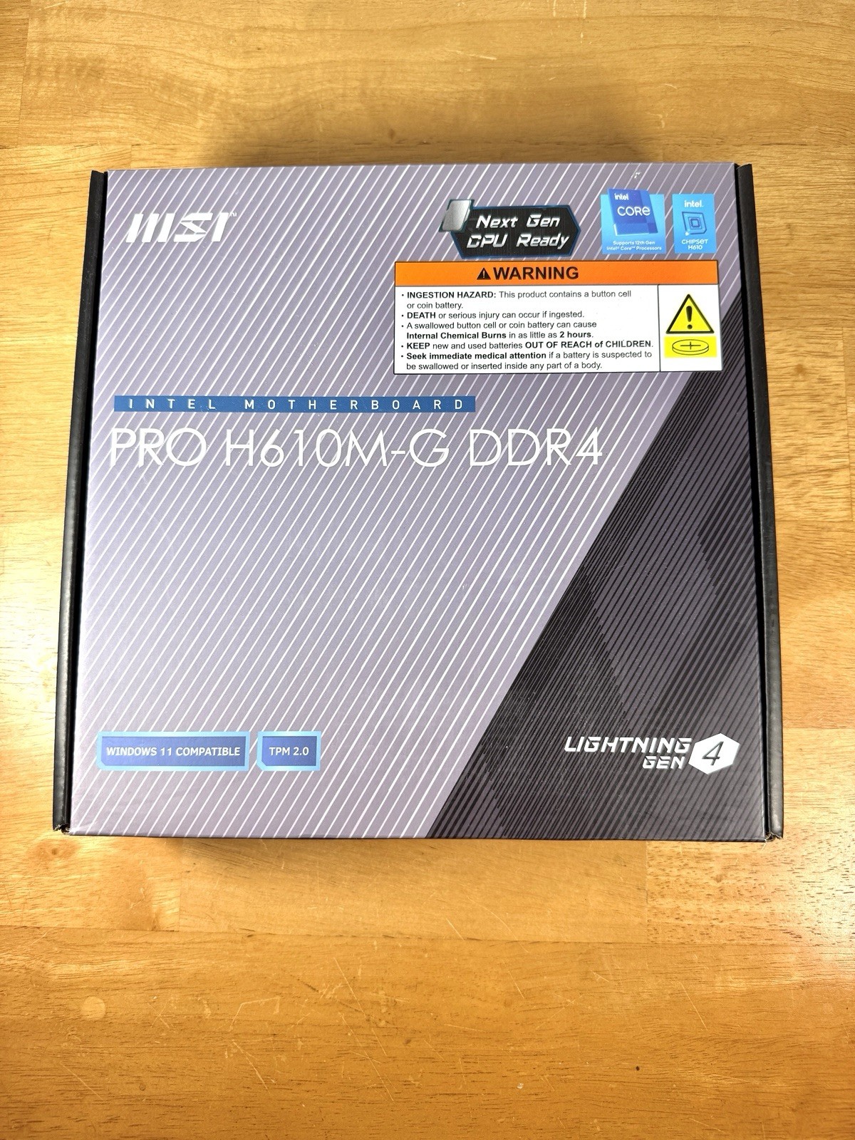 MSI PRO H610M-G DDR4 LGA 1700 Intel H610 SATA 6Gb/s Motherboard