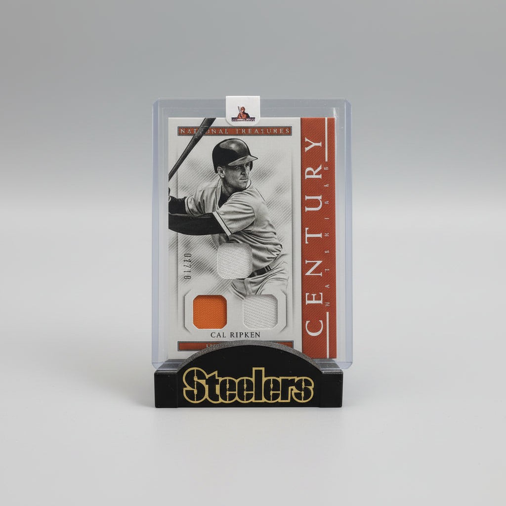 3D Printed Pittsburgh Steelers Card Stand - Black/Yellow