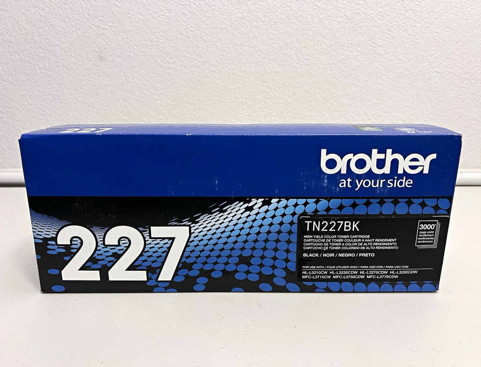 Brother TN227BK High Yield Black Laser Toner Cartridge For HL-L3270CDW
