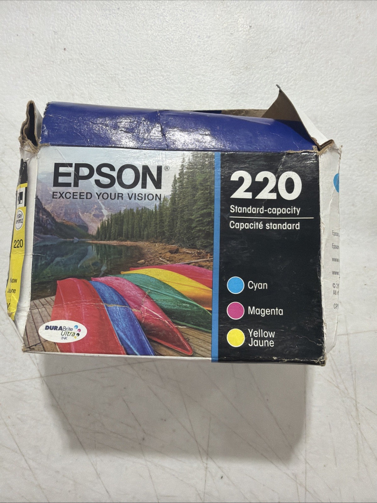 ✨ EPSON 220 C/M/Y/K Ink Cartridge Black and Color 4 Pack C13T293620 -Exp 10/25✨