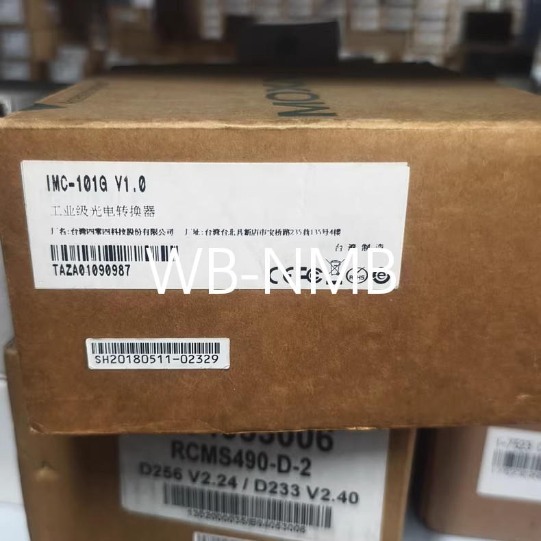 MOXA Gigabit Optoelectronic Converter IMC-101G  V1.0 NEW FedEx or DHL