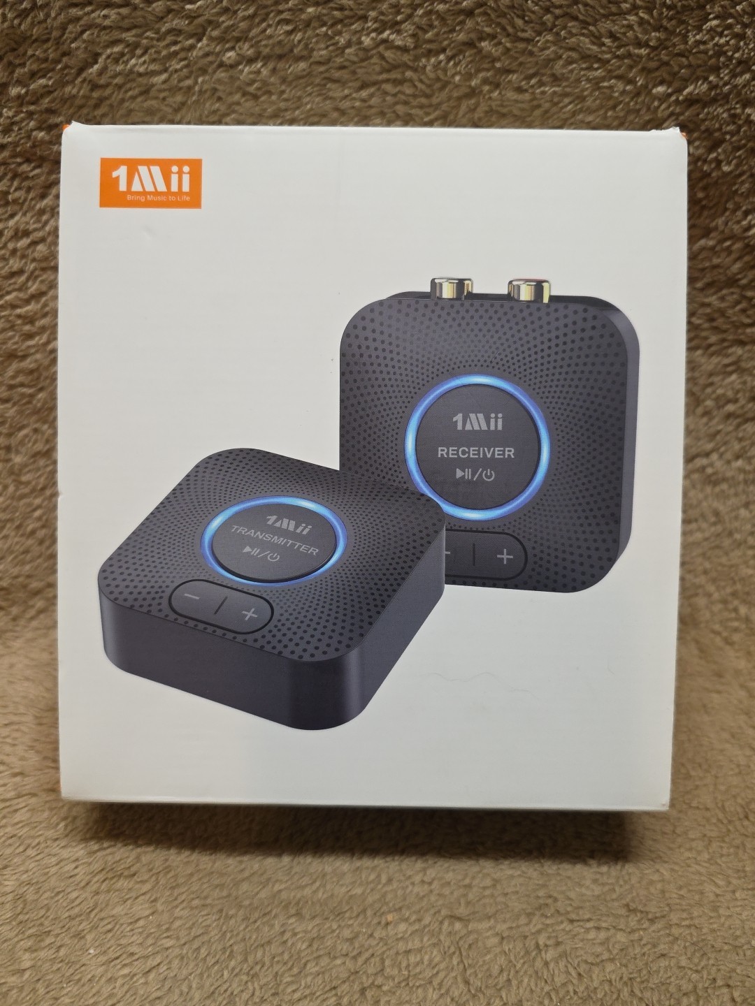 1Mii B06Set 2.4GHz Wireless Audio Transmitter Receiver Set 260ft Long Range