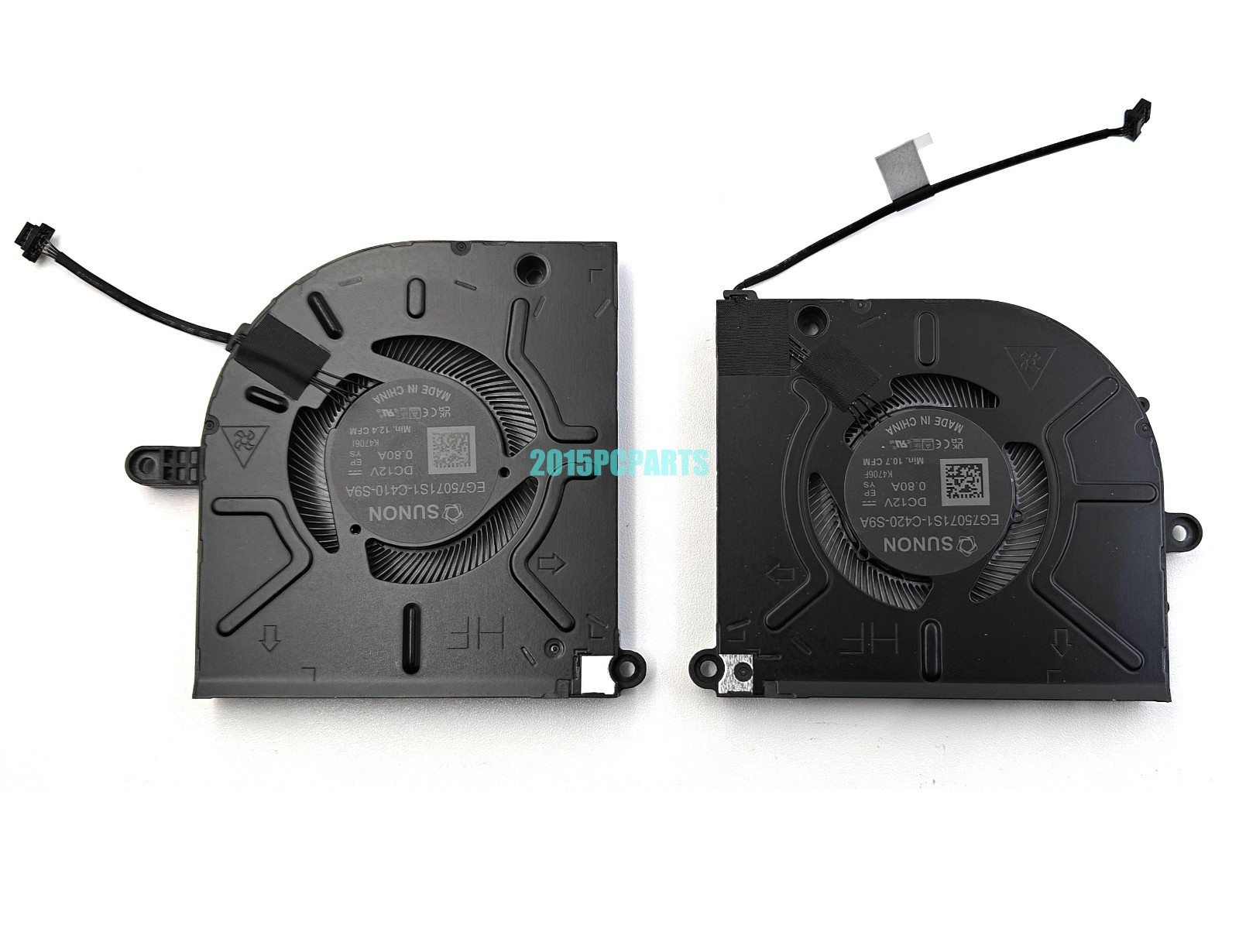 New for Dell Alienware M16 R2 CPU & GPU Cooling Fans DC12V 02GN4X