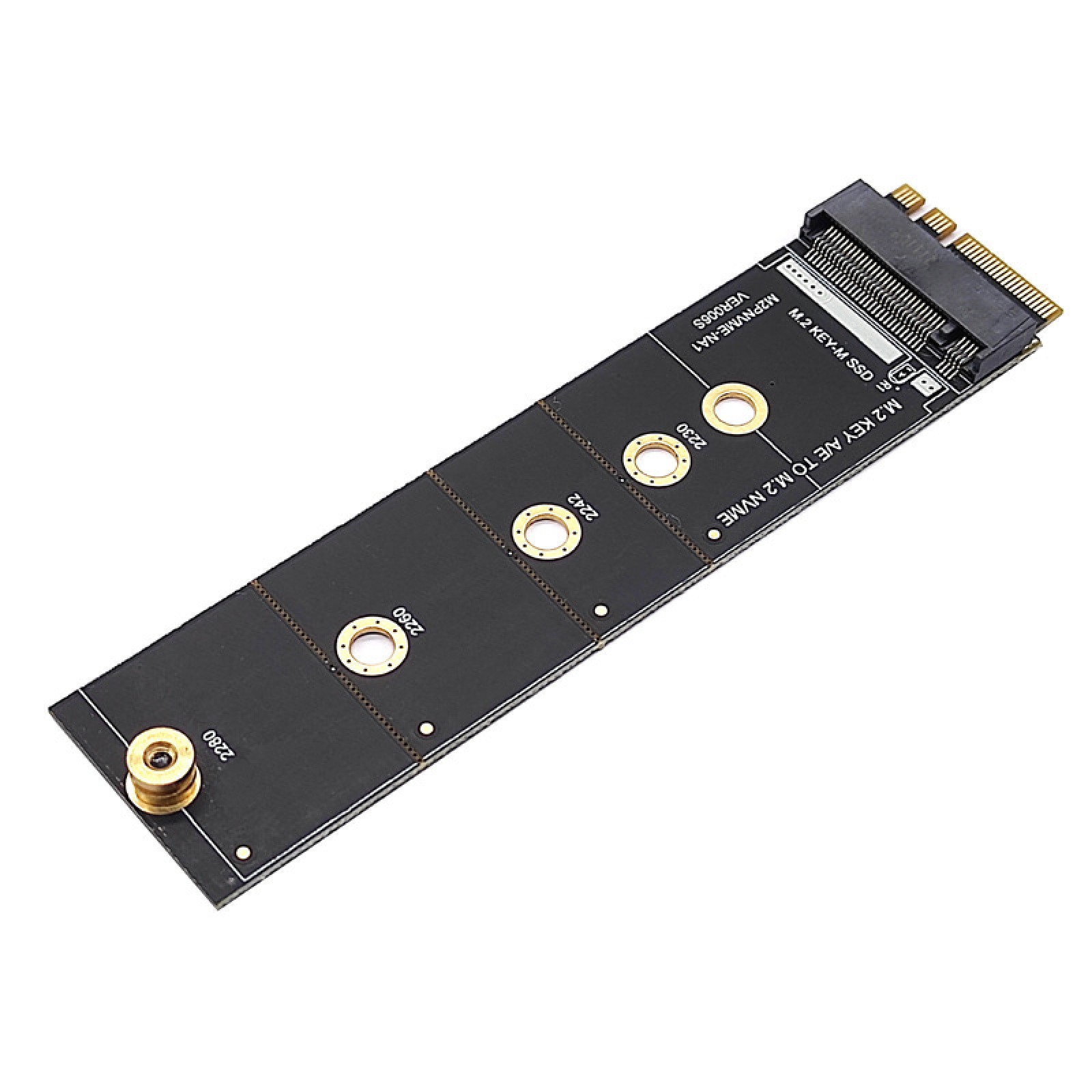 M.2 Key A E to M.2 NVME Adapter Card NGFF to Key M Expansion Card Solt Socket F
