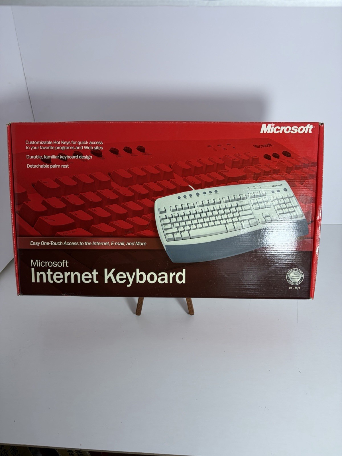 Microsoft Internet Keyboard Vintage PS/2 Wired Keyboard - Brand New Sealed 