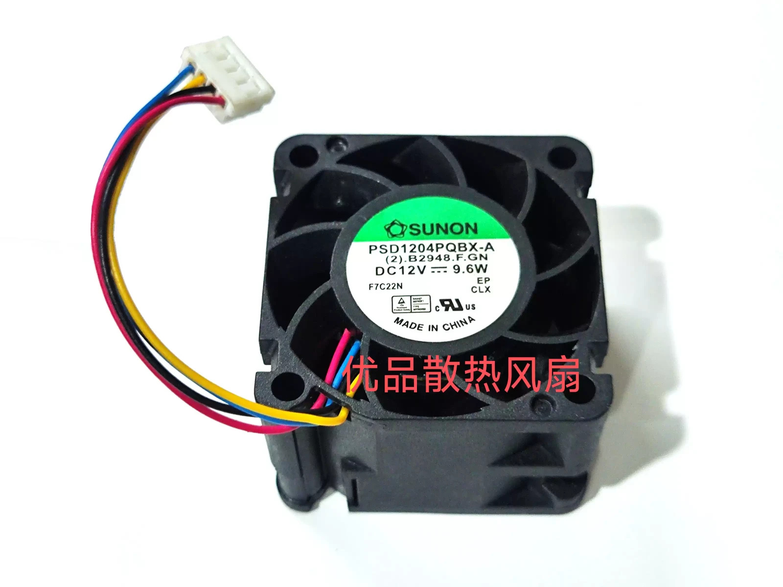 SUNON PSD1204PQBX-A 4028 9.6W 12V  4cm 4-wire Cooling Fan