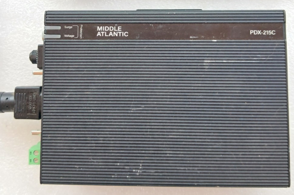 Middle Atlantic PDX-215C 15A Surge Protector – 2 Outlet Multi-Stage – Used