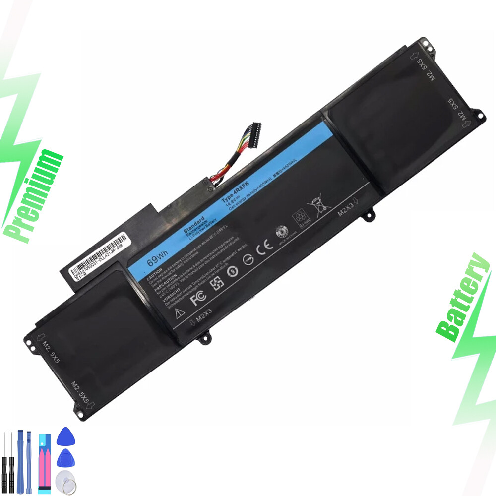 New 4RXFK Battery for Dell XPS 14-L421x 14 Ultrabook Series C1JKH FFK56 69Wh