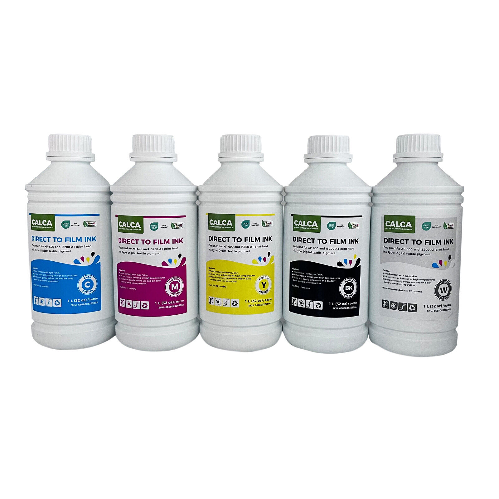 CALCA 1L Direct to Transfer Film Ink for Epson Printheads Water-based Inks 32OZ