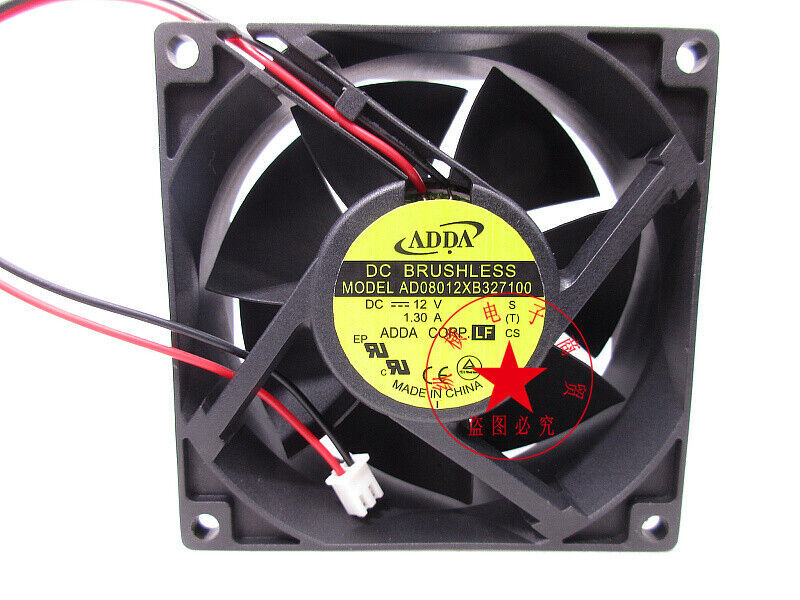 1X   inverter cooling fan AD08012XB327100 12V 1.3A 8CM 8032