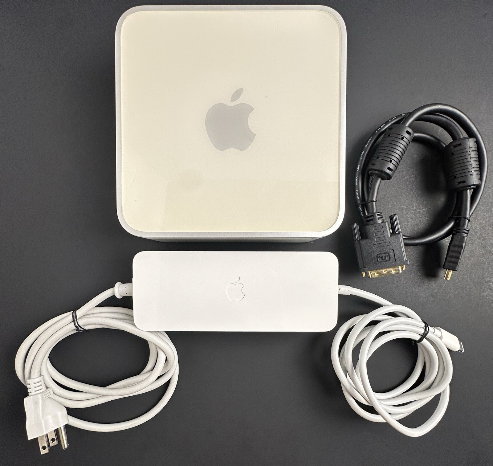 Apple Mac Mini, Model (A1176) With Adapter ( Tested Power On ) Functional