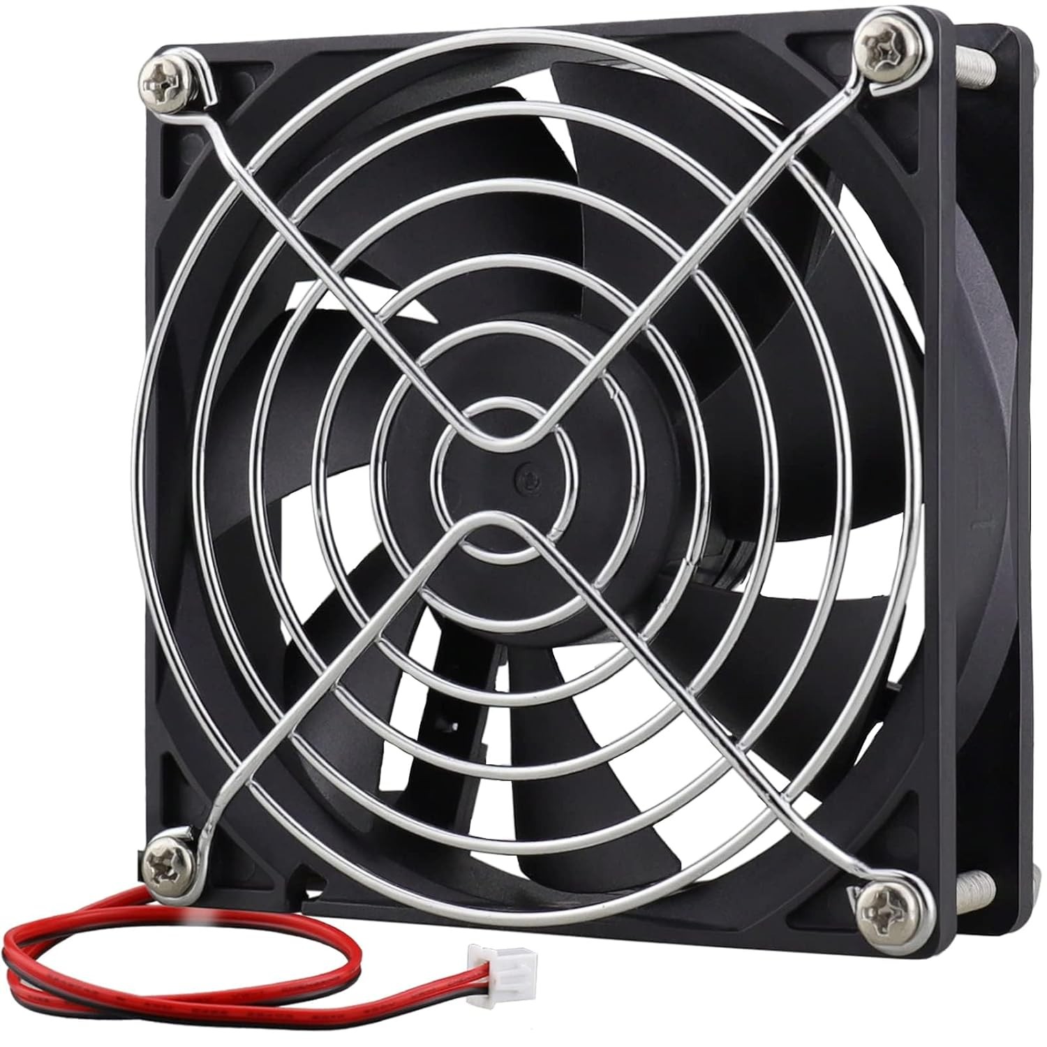 GDSTIME 92mm x 25mm 12V 2-Pin Dual Ball Bearings Brushless DC Cooling Fan