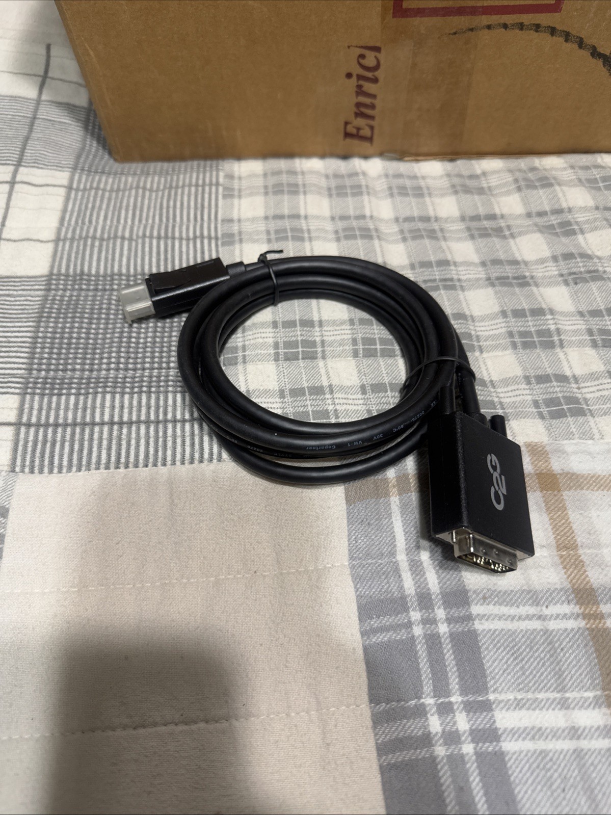 54329 C2G 6ft DisplayPort to DVI Adapter Cable - M/M - DisplayPort/DVI-D NEW~