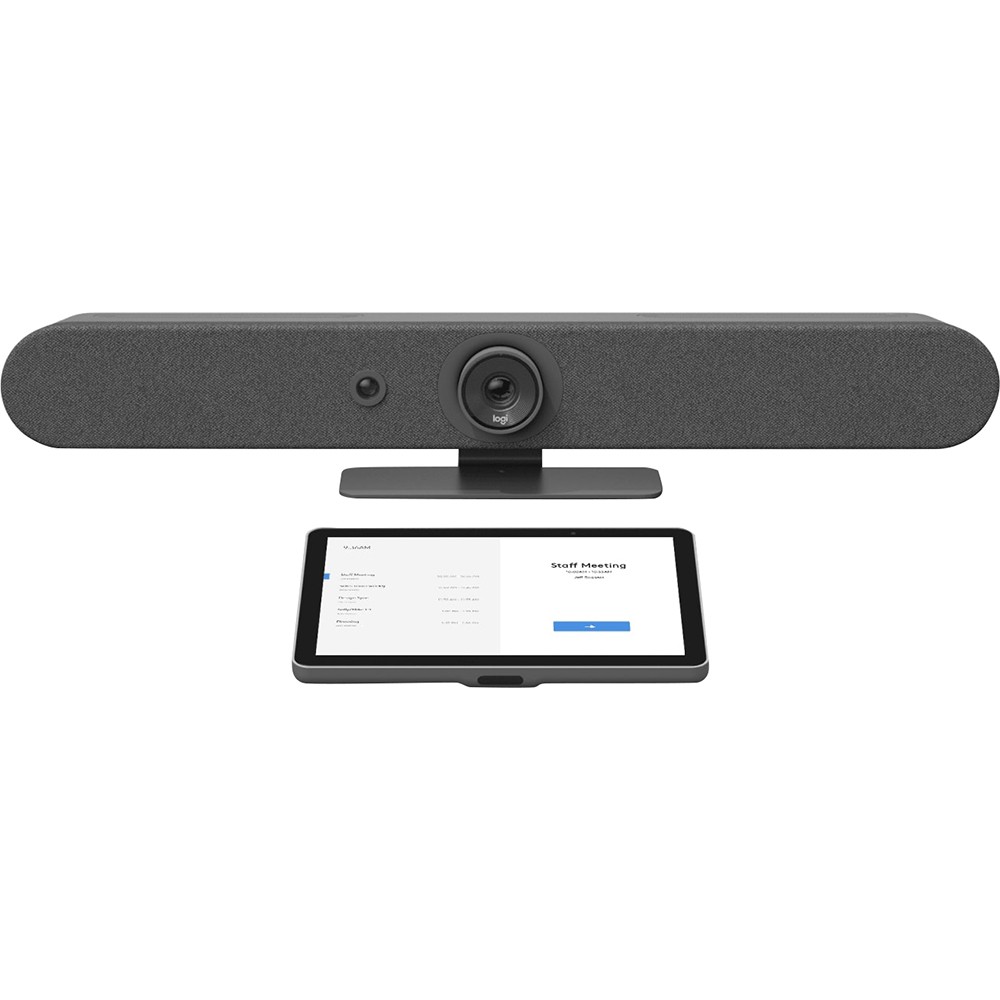 Logitech VC Rally Bar Mini and Tap IP Bundle in Black - 991-000385