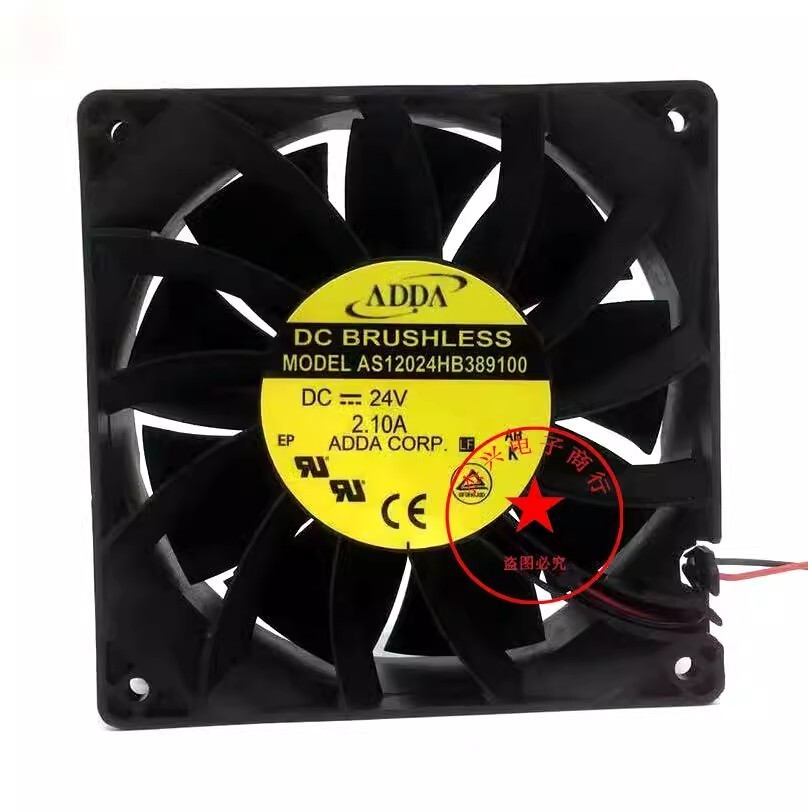 ADDA AS12024HB389100 12038 DC24V 2.1A 12CM 2 Cooling Fan