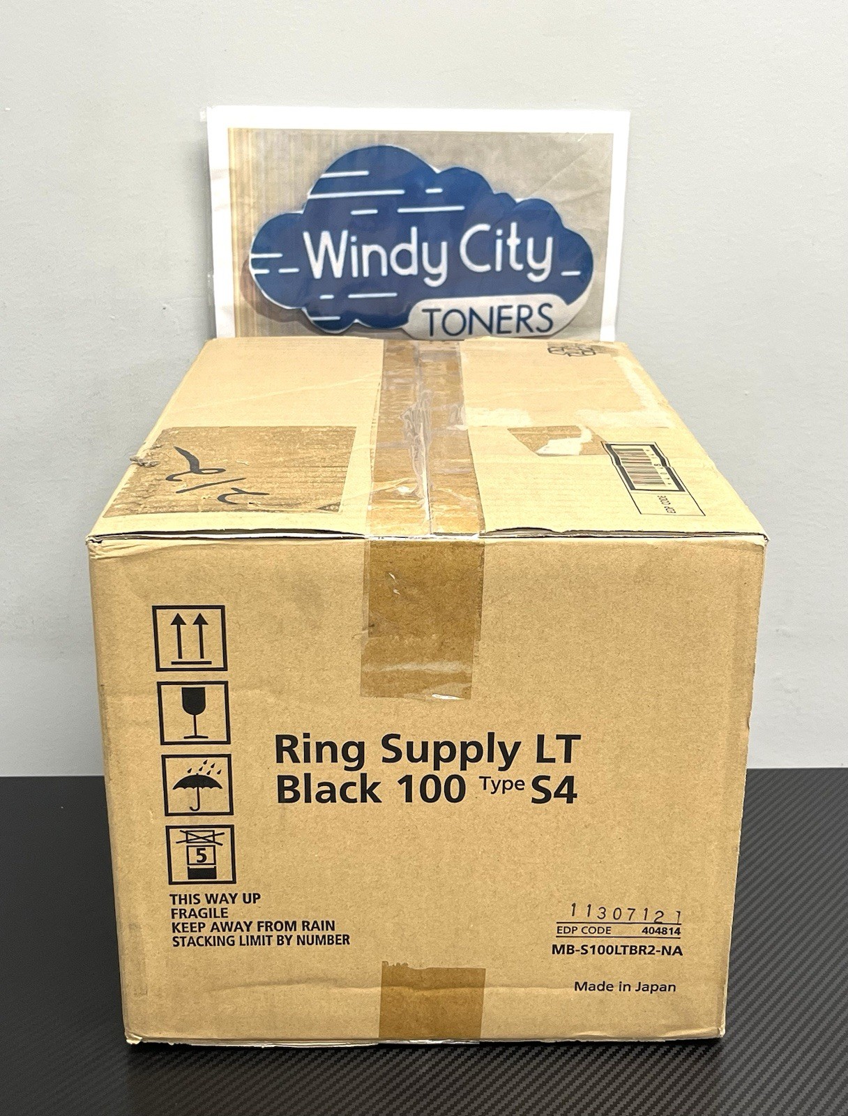 Ricoh 404814 Ring Supply LT Black 100 Type S4 / 5 - Sets of 52 Genuine New