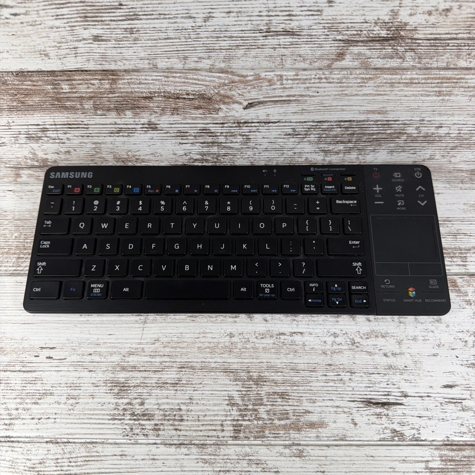 Samsung VG-KBD2000 Smart Hub TV Remote Wireless Bluetooth Keyboard (TESTED)