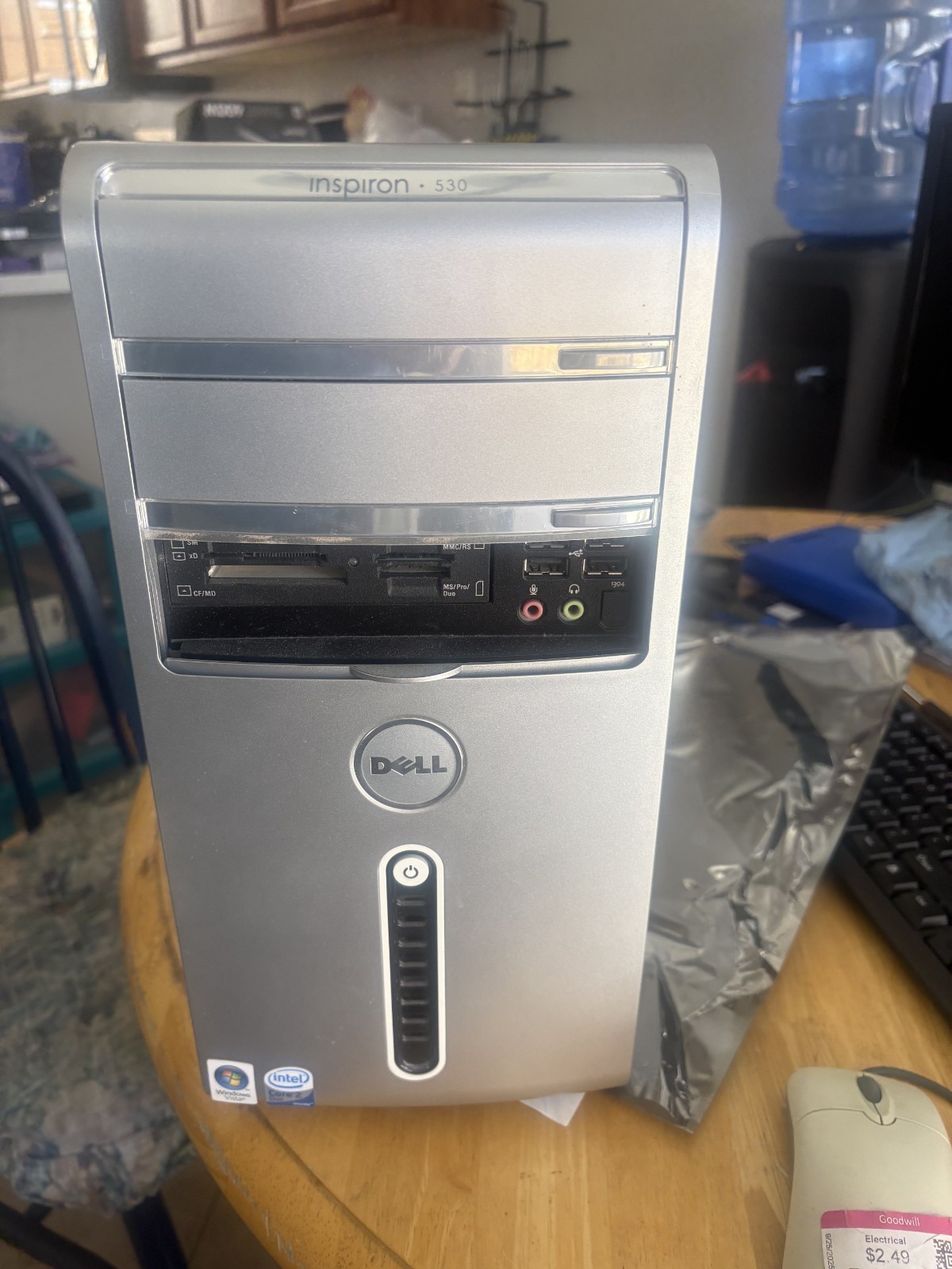 Dell Inspiron 530 Desktop PC 6 GB Core 2 Duo No HDD No OS Windows Vista OEM Key