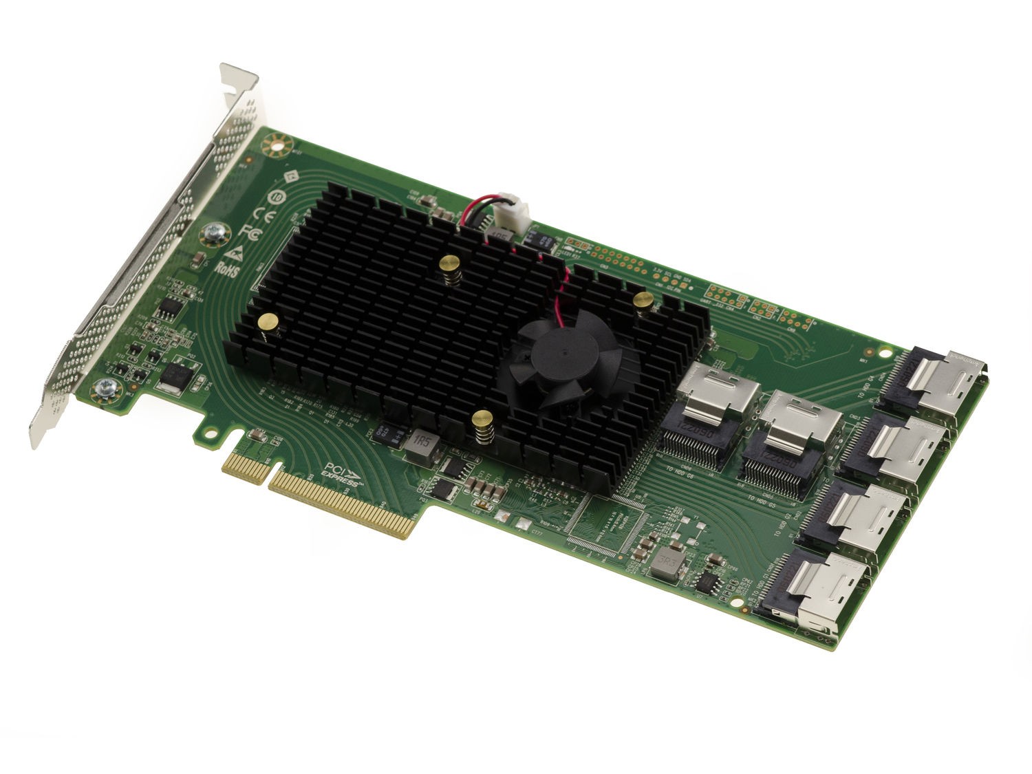 PCIe 2.0 SAS + SATA - 6GB - 24 Internal Ports - OEM SAS 2008 + SAS 2X36
