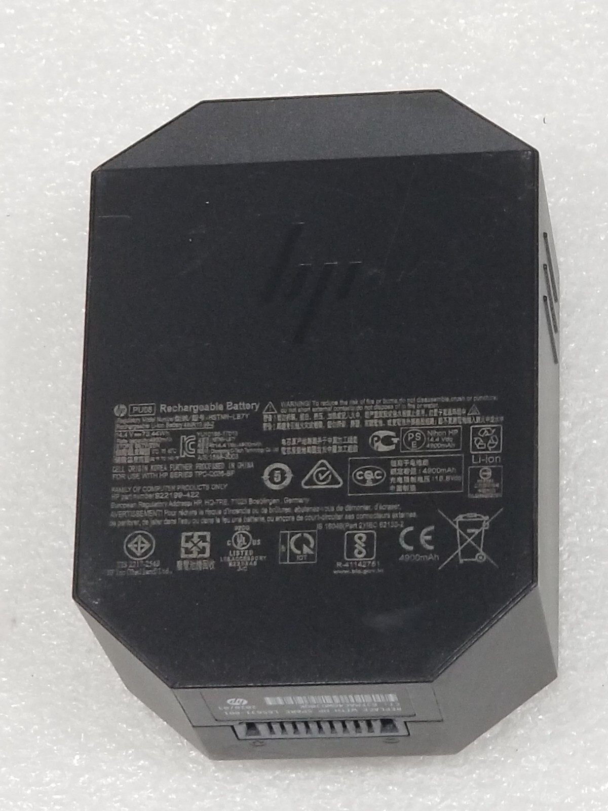 Genuine PU08 Battery for HP Z VR Backpack G1 Workstation TPN-Q186 HSTNN-LB7Y