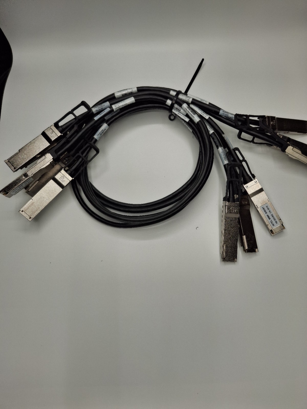 5X 00WE041 LENOVO IBM INTEL OPA 100 SERIES PASSIVE COPPER QSFP28 CABLE 1M