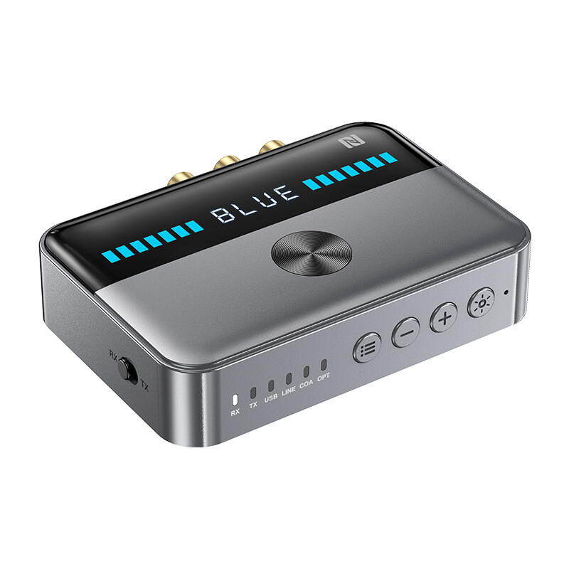 Bluetooth 5.3 Transmitter Receiver 3.5mm AUX RCA TV Home Stereo Audio Adapter US