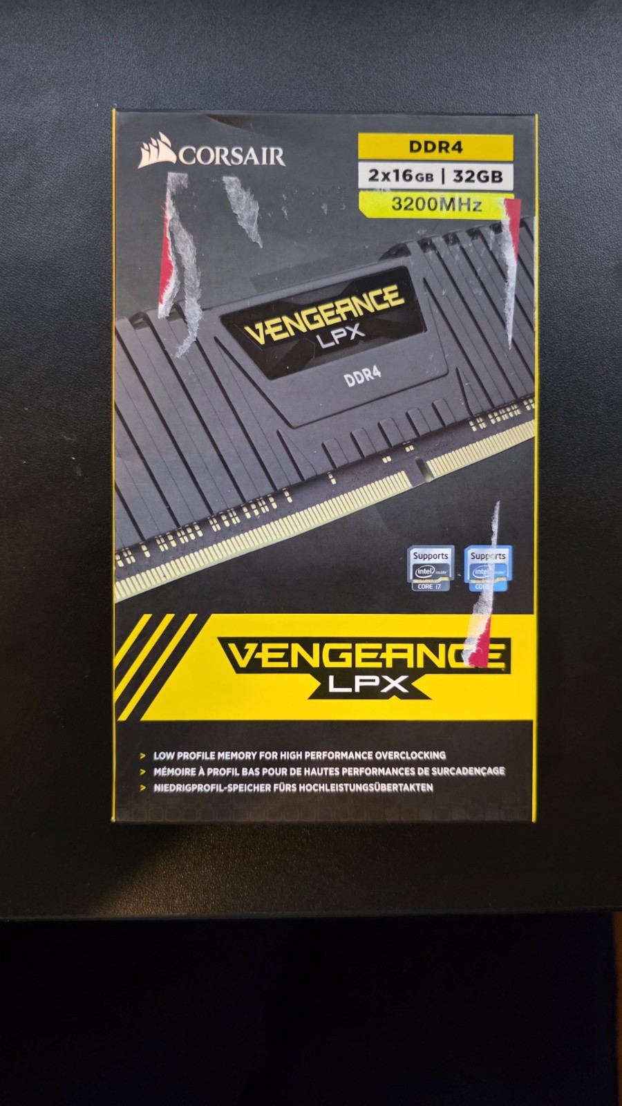 Corsair Vengeance LPX 32GB 2x16GB DDR4-3200 C16 Desktop RAM Black