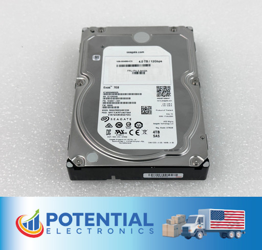 SEAGATE Enterprise ST4000NM0025  4TB, 7200 RPM 3.5 inch SAS HDD  🚚