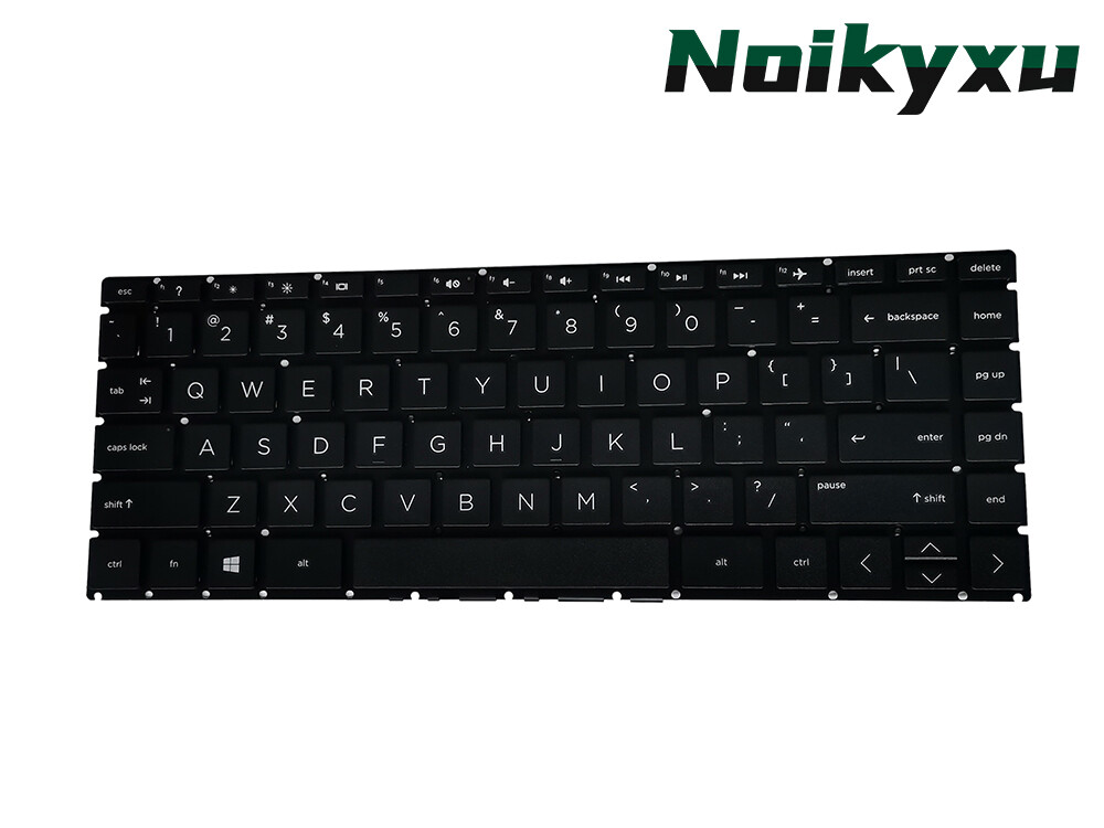 New HP 14-dk0028wm 14-dk0053od 14-dk0736ms 14-dk0075nr Keyboard Black US Layout